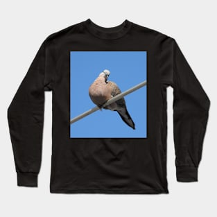 Spotted Turtledove on an aerial Long Sleeve T-Shirt